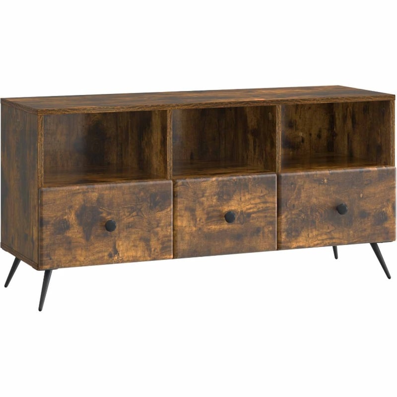 Έπιπλο Τηλεόρασης VidaXL 102x34.5x50 cm - Καπνισμένο Ξύλο Δρυός