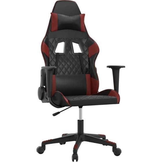 Καρέκλα Gaming VIDAXL 345518 από Τεχνητό Δέρμα - Μαύρο image 0