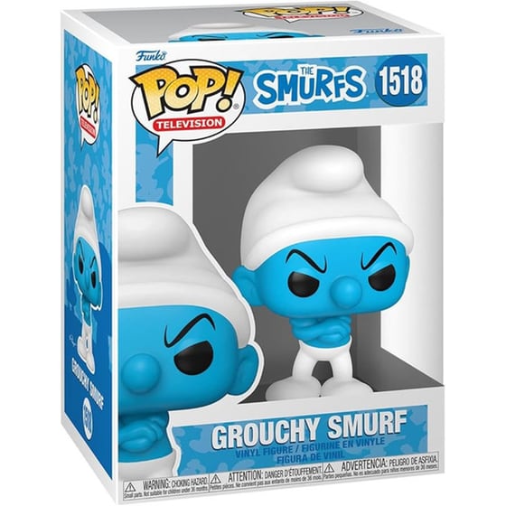Funko Pop! Television  - The Smurfs  - Grouchy Smurf #1518 image 1
