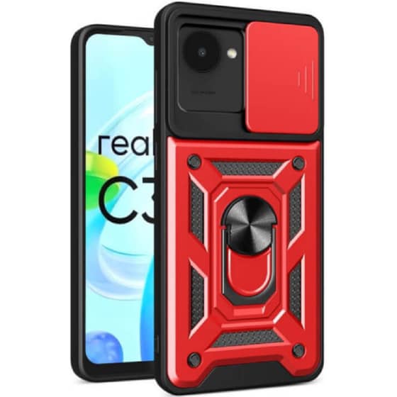 Θήκη Realme C30 - Bodycell Armor Slide - Κόκκινο image 0