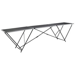 Vidaxl Τραπέζι Για Κόλληση Ταπετσαρίας 300x60x78 Εκ. Από Mdf/αλουμίνιο