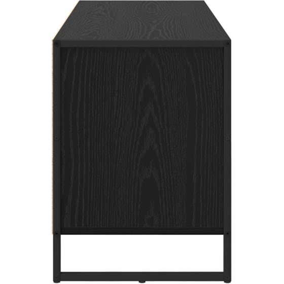 Έπιπλο Τηλεόρασης VidaXL 100 x 36 x 49,5 cm - Μαύρη Οξιά image 6