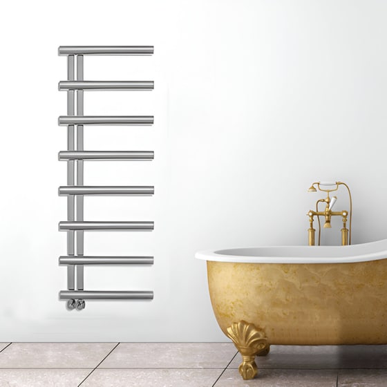 THERMO ACCENT ACC13850-111 Πετσετοκρεμάστρα Μπάνιου Ασημί image 2