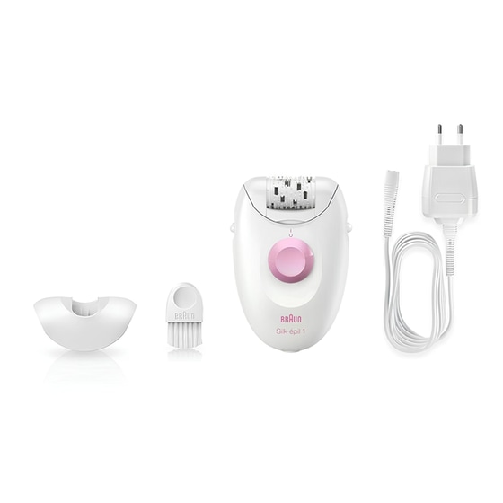 Αποτριχωτική Μηχανή Epilator BRAUN SILK-ÉPIL 1 1170  Για Σώμα Ροζ image 1