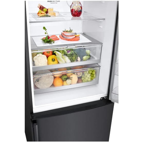 LG GBB569MCAMB Total No Frost 462 Lt Μαύρο Ψυγειοκαταψύκτης image 3