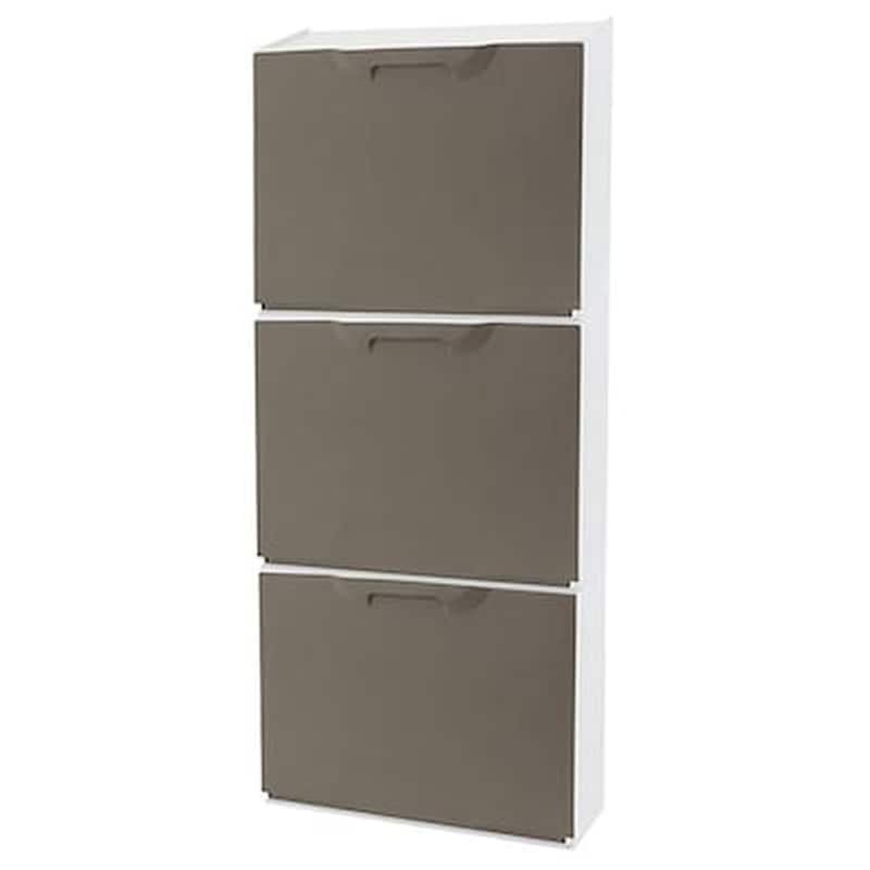 ARTPLAST Παπουτσοθήκη Πλαστική Συναρμολογούμενη 3σε1 Σύνθεση 51x17.3x123 cm Unika Γκρι Καφέ Artplast