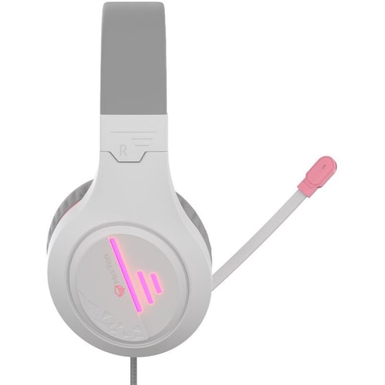 Meetion MT-HP021 Gaming Ενσύρματα Ακουστικά 3.5mm/USB - Λευκά/Ροζ image 3