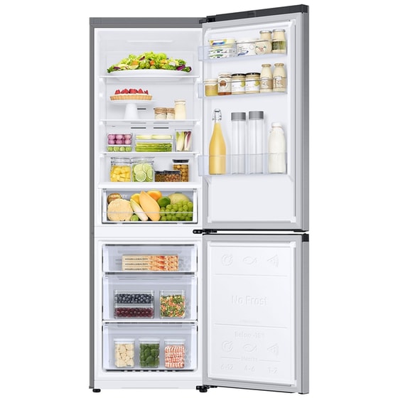 SAMSUNG RB34C600ESA/EF Full No Frost 344 Lt Ασημί Ψυγειοκαταψύκτης image 6