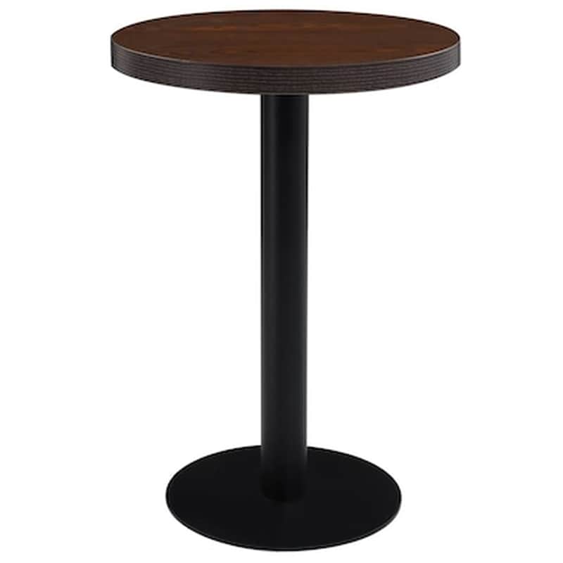 Vidaxl Τραπέζι Bistro Σκούρο Καφέ 60 Εκ. Από Mdf
