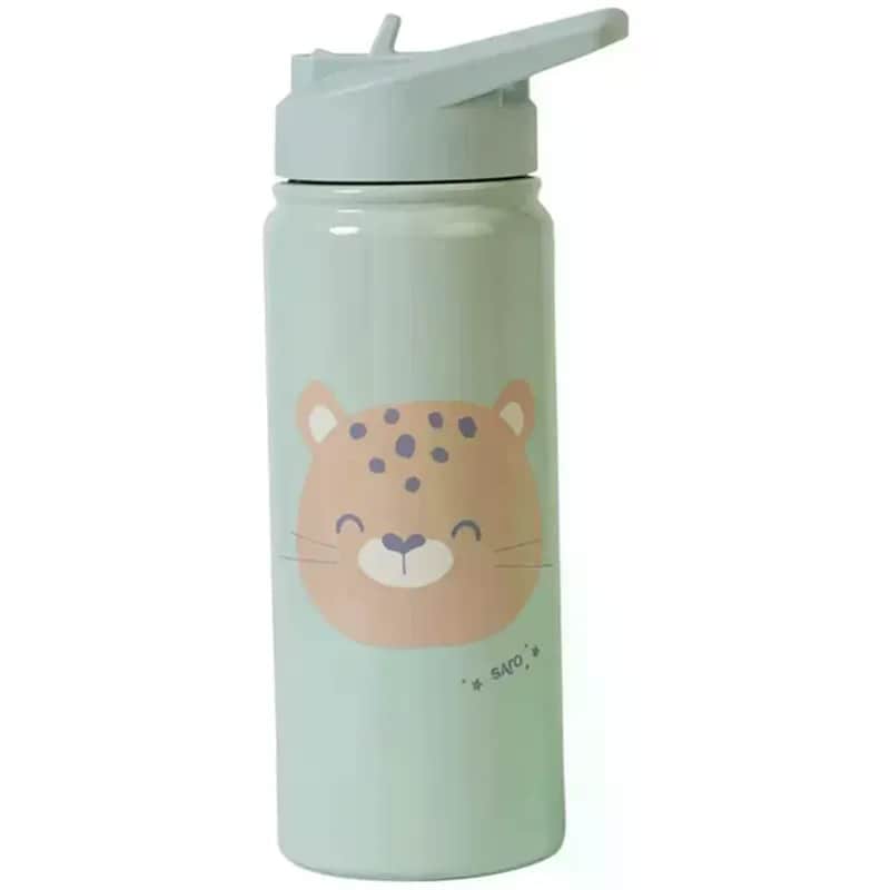 SARO Παγούρι Θερμός Saro με Καλαμάκι Lion 500ml