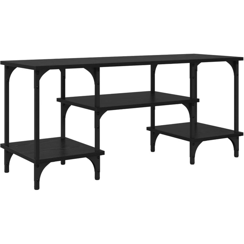 Έπιπλο Τηλεόρασης VidaXL 102 x 35 x 45,5 cm - Μαύρη Οξιά
