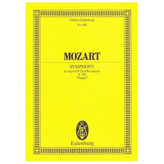 Βιβλίο Για Σύνολα Editions Eulenburg Mozart - Symphony Nr.38 In D Major [pocket Score] image 1