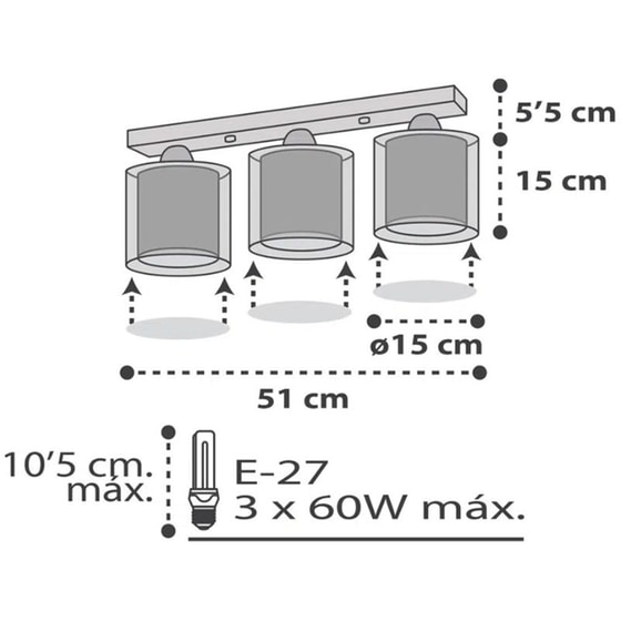 Παιδικό Φωτιστικό Οροφής Ango Clouds 41413E - Γκρι image 2