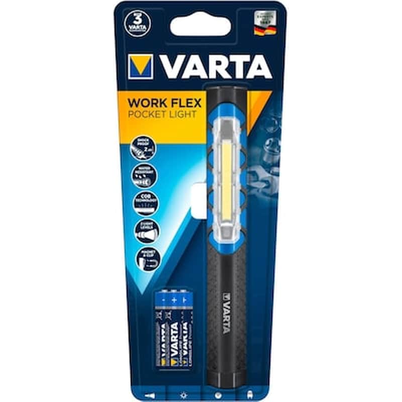Varta Work Flex Pocket Light Incl. 3 X Aaa Batteries