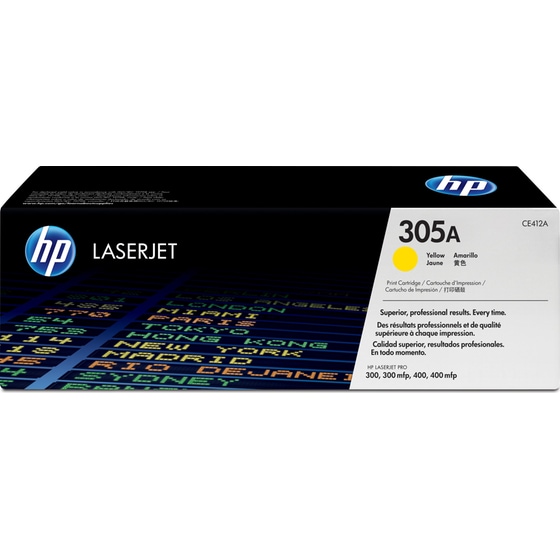 Toner HP 305Α CE412A - Yellow image 0