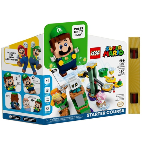 Lego® Super Mario™ Βασική Πίστα Περιπέτειες Με Τον Luigi (71387) με Δώρο Λαμπάδα image 0