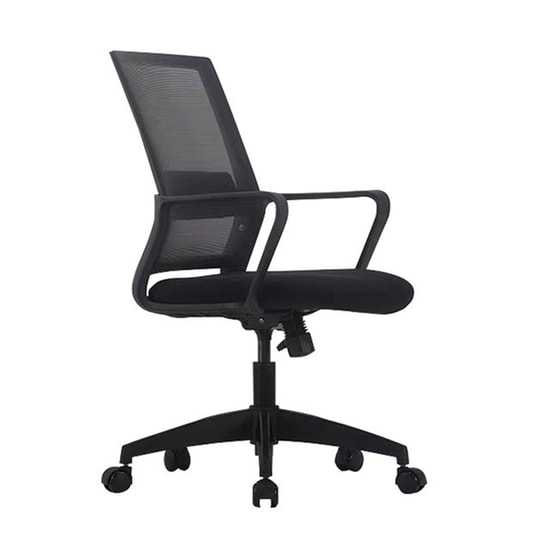 Καρέκλα Γραφείου Woodwell BF2115 από Ύφασμα Mesh- Μαύρη image 0