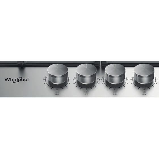 Εστία Αερίου Αυτόνομη WHIRLPOOL TGML 660 IX 58 cm Inox image 3
