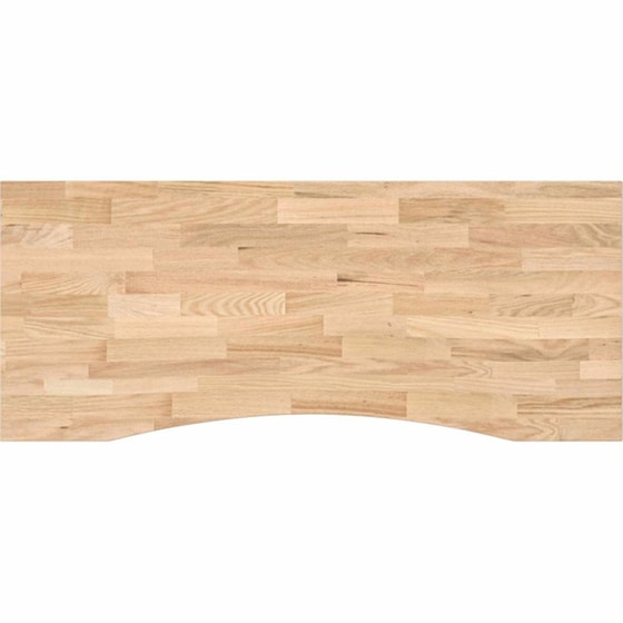 Γραφείο VidaXL από Μασίφ Ξύλο Δρυός 120x60 cm - Μαύρο και Φυσικό image 5