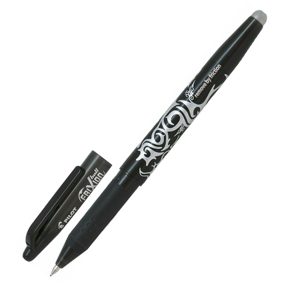 Στυλό Roller Pilot Frixion 0.7 mm Μαύρο & Μπλε (2 Τεμάχια) image 2