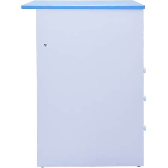 Γραφείο Σχεδίασης VidaXL από Μοριοσανίδα 110x55cm - Λευκό/Γαλάζιο image 5