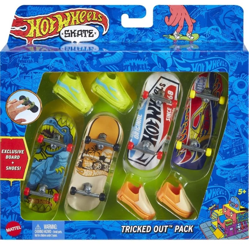 Hot Wheels Skates Skate Και Παπούτσια Tony Hawk Tricked Out Pack