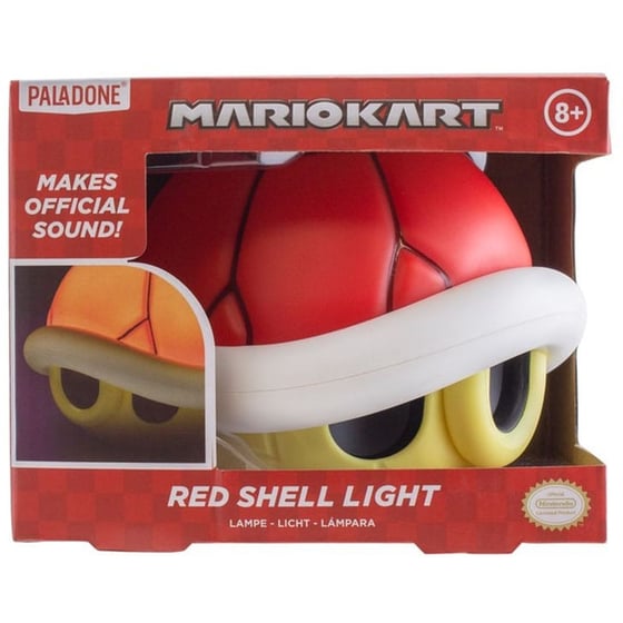 Φωτιστικό Paladone Mario Kart Red Shell Light με Ήχο image 3