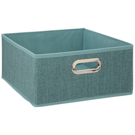 Κουτί Αποθήκευσης F-V 138886n Χάρτινο 31x15cm - Πετρόλ