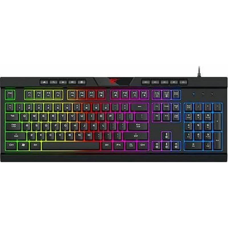 HAVIT Havit KB500L Gaming Ενσύρματο Πληκτρολόγιο με RGB φωτισμό (US)