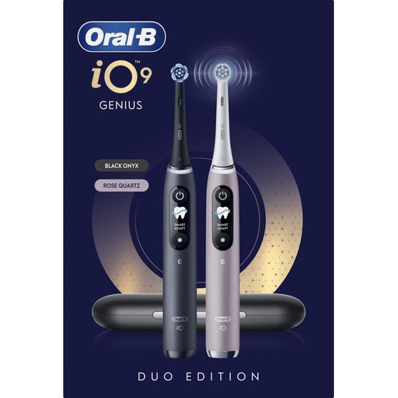 Ηλεκτρική Οδοντόβουρτσα ORAL B IO9 DUO Black Onyx & Rose Quartz image 1