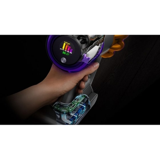 DYSON V15s Detect Submarine 25.2 V 0.77 L Nickel/Yellow Σκούπα Stick image 1