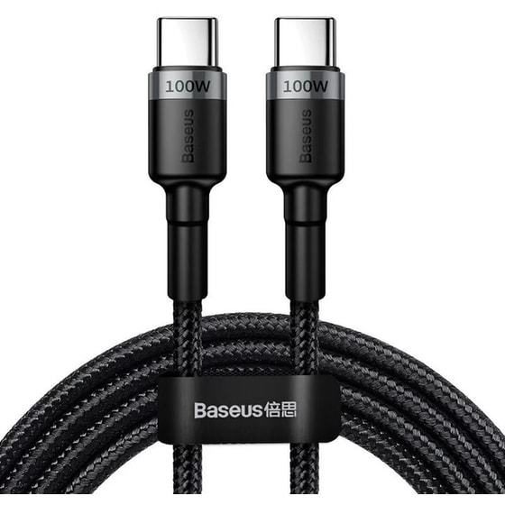 Καλώδιο δεδομένων Baseus Catklf-alg1 Usb to Usb-C 5A 100W 2m - Black image 0