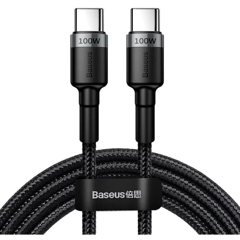 BASEUS Καλώδιο δεδομένων Baseus Catklf-alg1 Usb to Usb-C 5A 100W 2m - Black