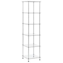 Ραφιέρα VidaXL από Γυαλί 40x40x160 cm - Διάφανο