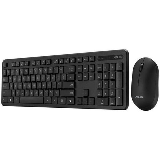 Asus CW100 Ενσύρματο Πληκτρολόγιο/Ποντίκι σετ - Μαύρο (US) (GR) image 1