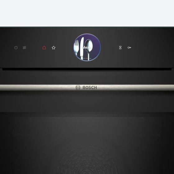BOSCH Serie 8 HMG776KB1 67 Lt Μαύρο Εντοιχιζόμενος Φούρνος Άνω Πάγκου image 4