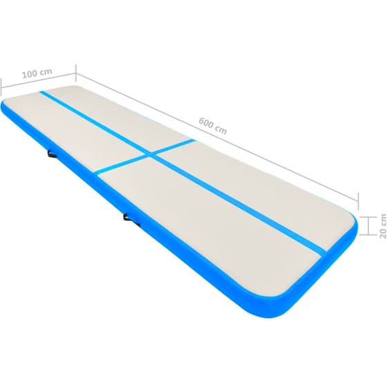 Στρώμα Γυμναστικής VidaXL από PVC 600x100x20 cm - Μπλε image 14