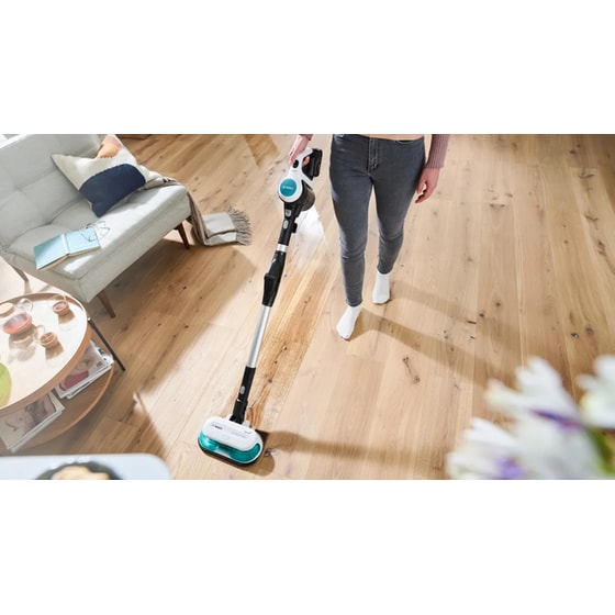 BOSCH Unlimited 7 ProHygienic Aqua BCS71HYG1 18 V 0.3 L Λευκή Σκούπα Stick image 16