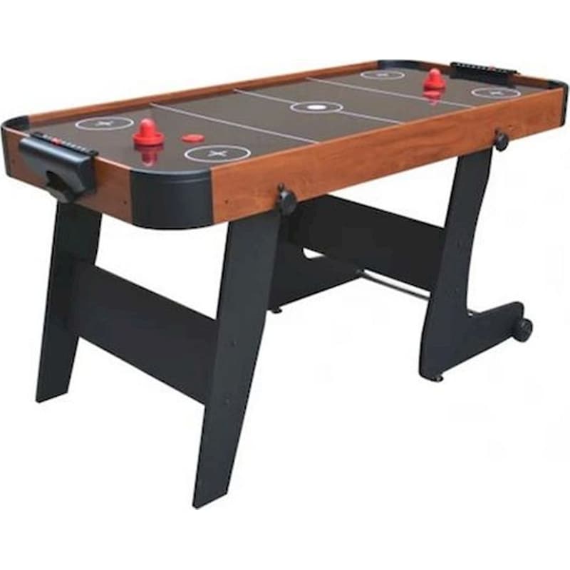 Επιδαπέδιο Τραπέζι Aria Trade Air Hockey Πτυσσόμενο Ξύλινο Καφέ – 152x74x80 cm