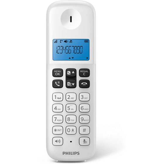 Aσύρματο Τηλέφωνο Philips D1611WGRS - Λευκό image 3