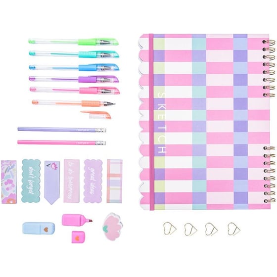 Sketchbook Σημειωματάριο Posh+Pop με Σετ Stationery image 1