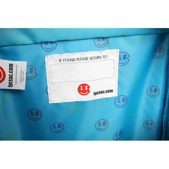 Τσάντα Πλάτης Lycsac Large Τρόλεϋ Zippers Γαλάζια image 5