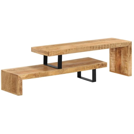 Έπιπλο Τηλεόρασης VidaXL από Ξύλο 120x30x40cm - Μαύρο/Καφέ image 14