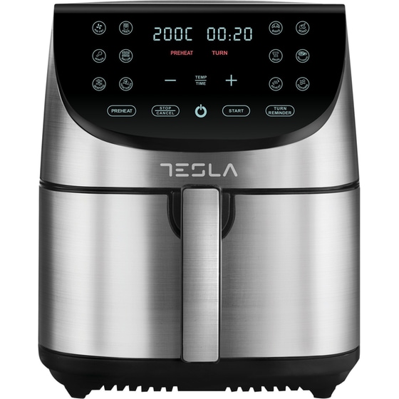 TESLA AF701BX 1700 W με Αποσπώμενο Κάδο 7 L Ασημί/Μαύρη Φριτέζα Αέρος image 0