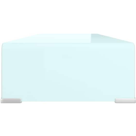 Έπιπλο Τηλεόρασης VidaXL Γυάλινο 80x30x13cm - Λευκό image 3