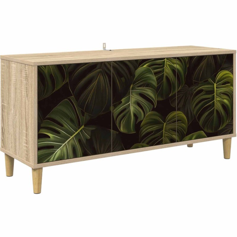 Έπιπλο Τηλεόρασης VidaXL ELBURG 102 x 33 x 50 cm - Sonoma Δρυς