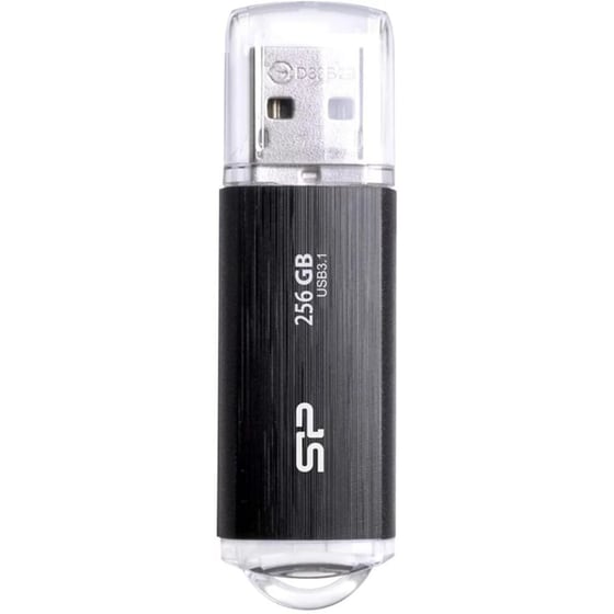 Silicon Power Blaze B02 256GB USB 3.1 Stick Μαύρο image 1