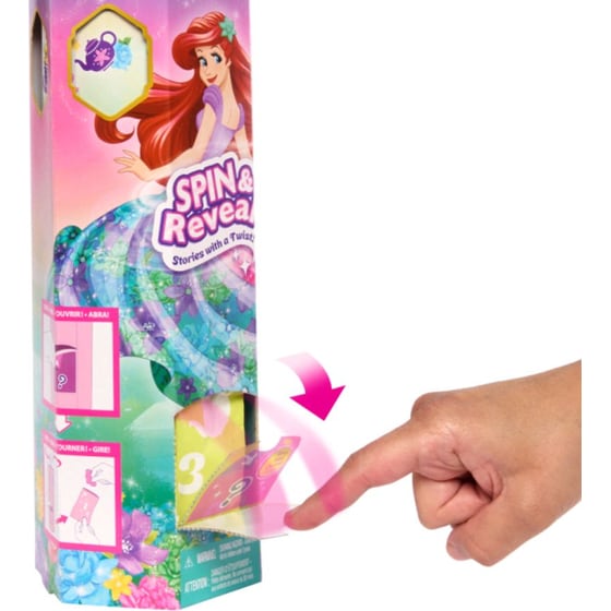 Κούκλα Disney Princess Spin & Reveal - Άριελ image 2