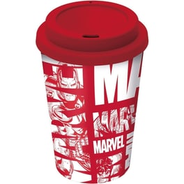 Κούπα Μεταφοράς Stor Avengers Πλαστική 390 ml - Κόκκινο