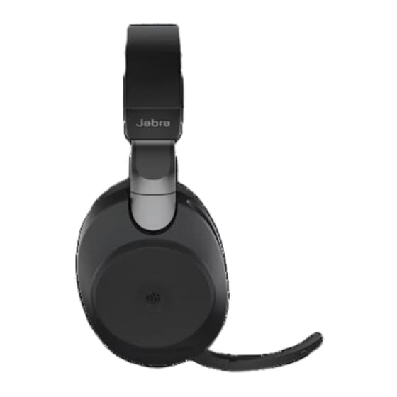 Jabra Evolve2 85 MS Ασύρματα Ακουστικά Κεφαλής με Μικρόφωνο - Μαύρα image 2